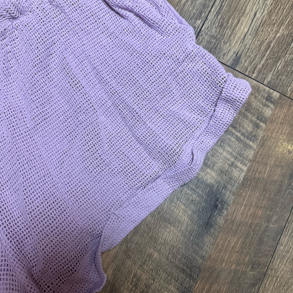 Urban Outfitters Purple Beach Boardwalk Mesh Shorts - Picture 4 of 5